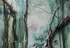 Forêt Guinéenne - huile sur toile 50 x 65 cm